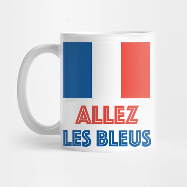 Allez Les Bleus French Sports Fan by AntiqueImages